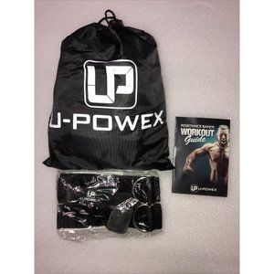 U-Powex Resistance Bands Up to 150lbs CrossFit Exercise 11 Piece Set NIB